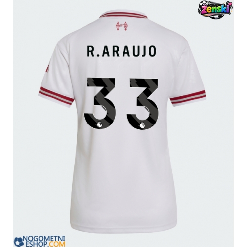 Ženski Nogometni dresi Liverpool Ronald Araujo #33 Gostujoči 2026-27 Kratek Rokav